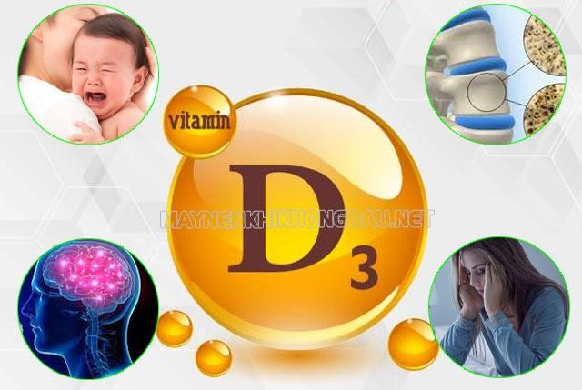 Những tác hại khi thiếu Vitamin D3