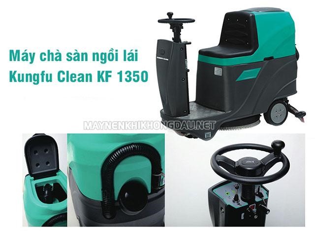 Model máy chà sàn ngồi lái Kungfu Clean KF 1350
