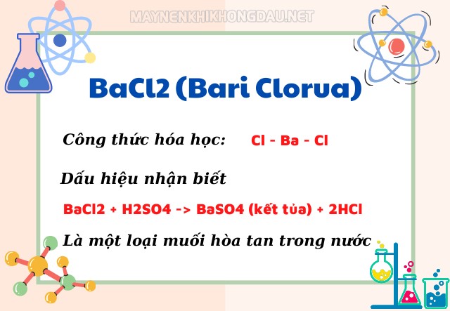 Dấu hiệu nhận biết của BaCl2