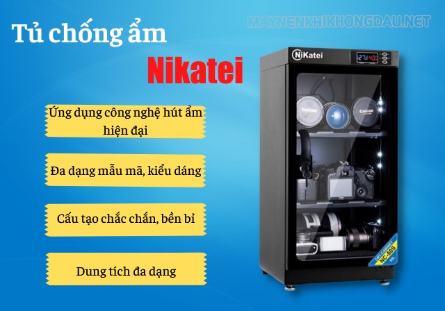 Những ưu điểm nổi bật của tủ chống ẩm máy ảnh Nikatei