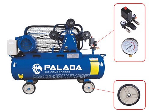 Máy nén khí Palada cung cấp lưu lượng khí nén dồi dào, ít rung ồn khi vận hành