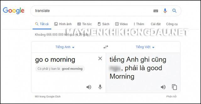 Google dịch tức giận