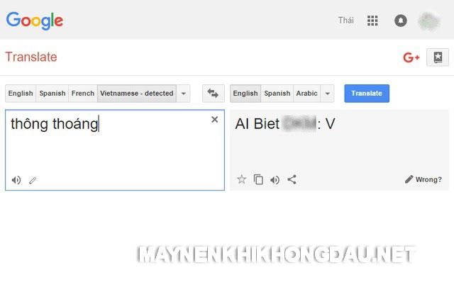 Google dịch bá đạo