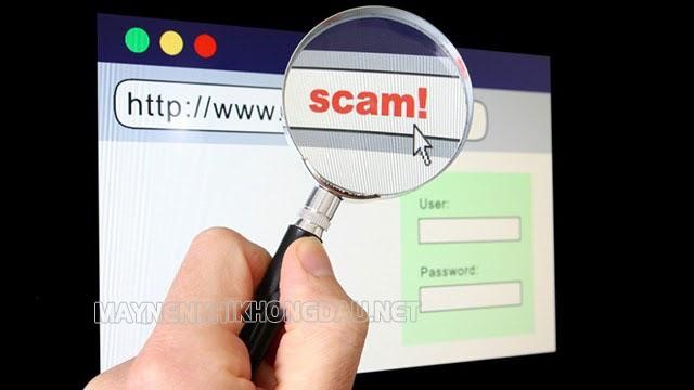 Scam bằng các website mạo danh