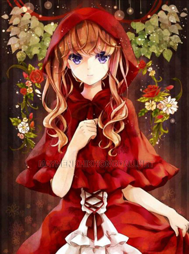 Hình công chúa Anime chùm khăn đỏ