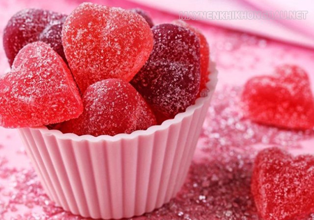 Kẹo dẻo - món quà ý nghĩa ngày Valentine trắng