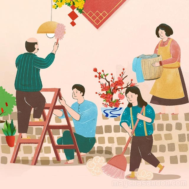 Ý nghĩa của việc dọn nhà ngày tết trong phong tục của người Việt